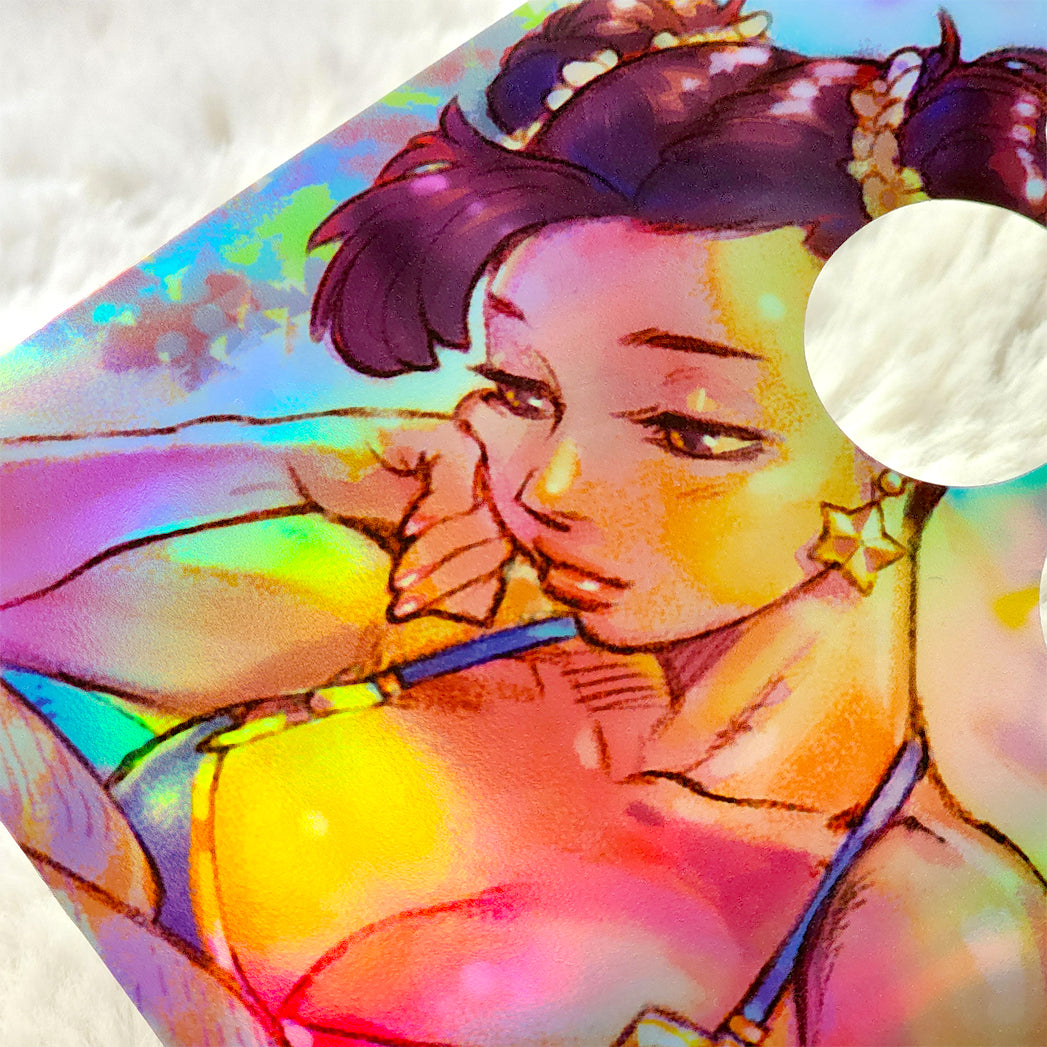 Beach Chun-Li [Deep Blue Bikini Ver.] - Snack Box Micro Artwork