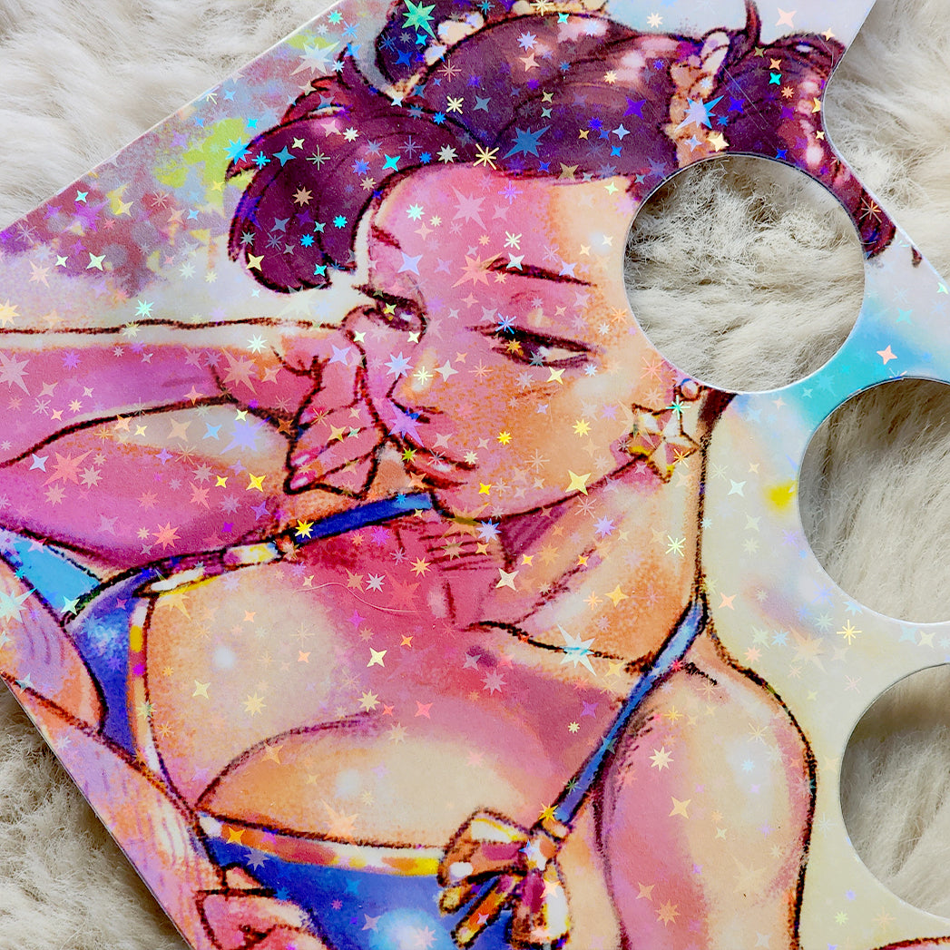 Beach Chun-Li [Deep Blue Bikini Ver.] - Snack Box Micro Artwork