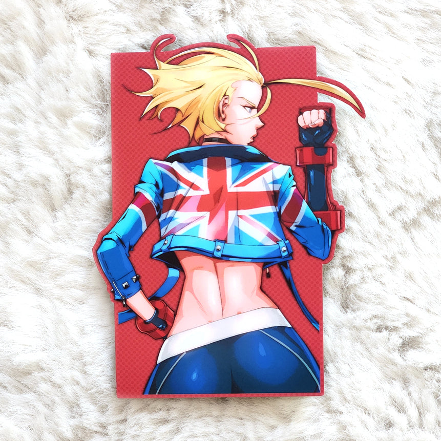 Cammy White 4.25" Vinyl Sticker - Matte, Holo