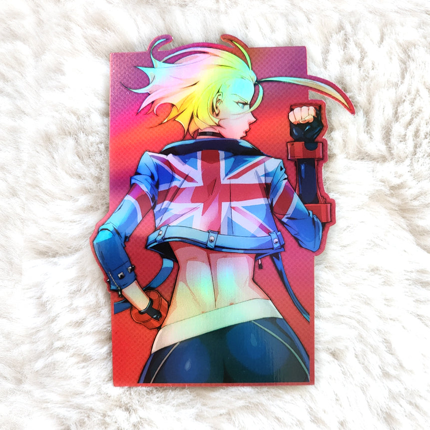 Cammy White 4.25" Vinyl Sticker - Matte, Holo