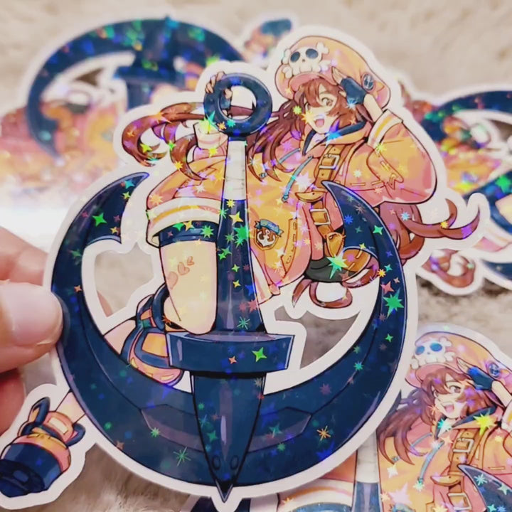 May 4" Sparkle Holo Vinyl Sticker