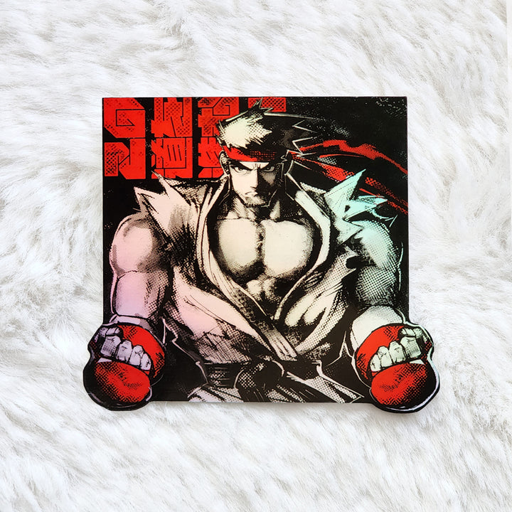 Ryu - 3.5" Vinyl Sticker - Matte, Holo