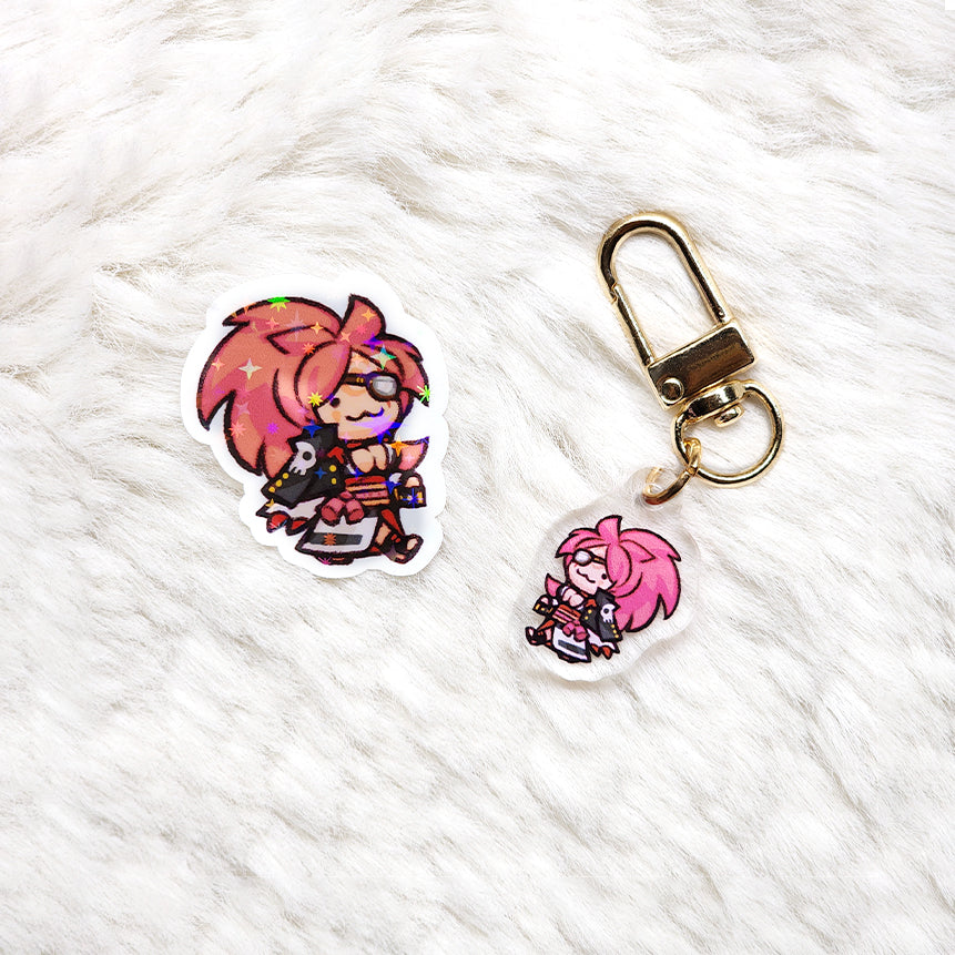 Widdle Baiken 1" Mini Acrylic Charm