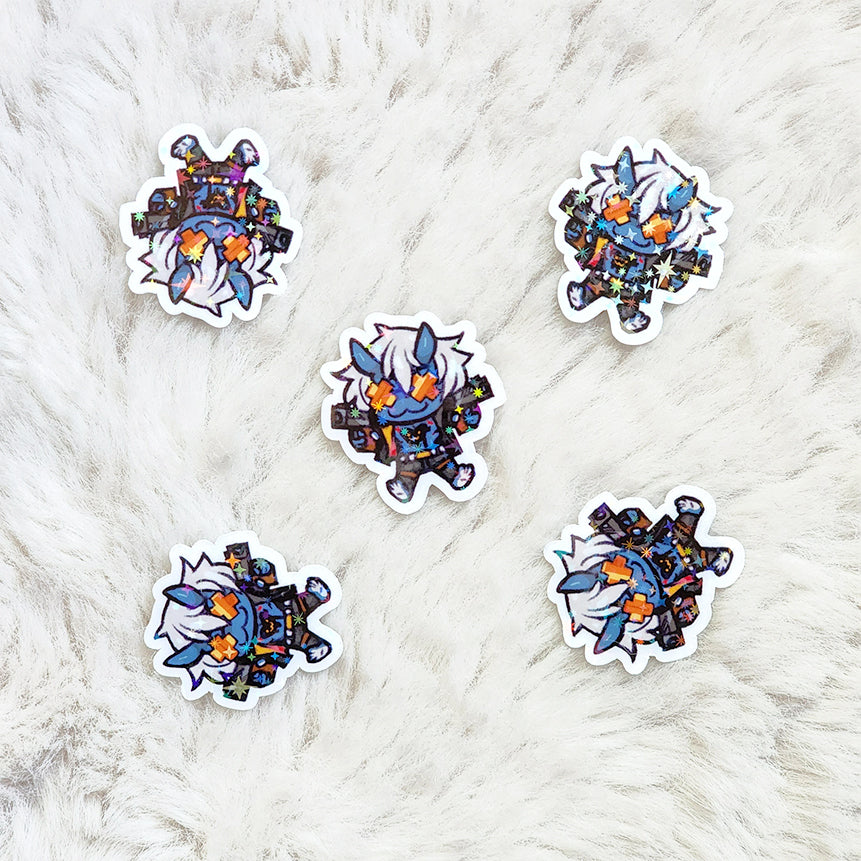 Widdle Chaos 1.25" Vinyl Stickers - 5 Pack