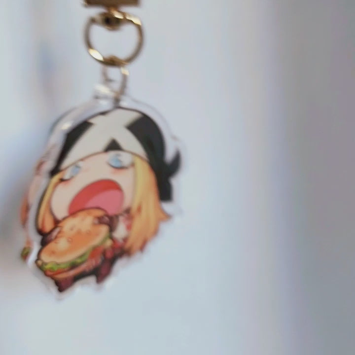 Burger Axl 2" Acrylic Charm