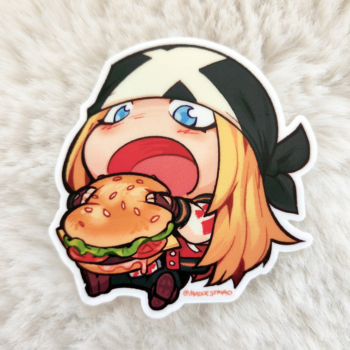 Burger Axl 2.5" Vinyl Sticker