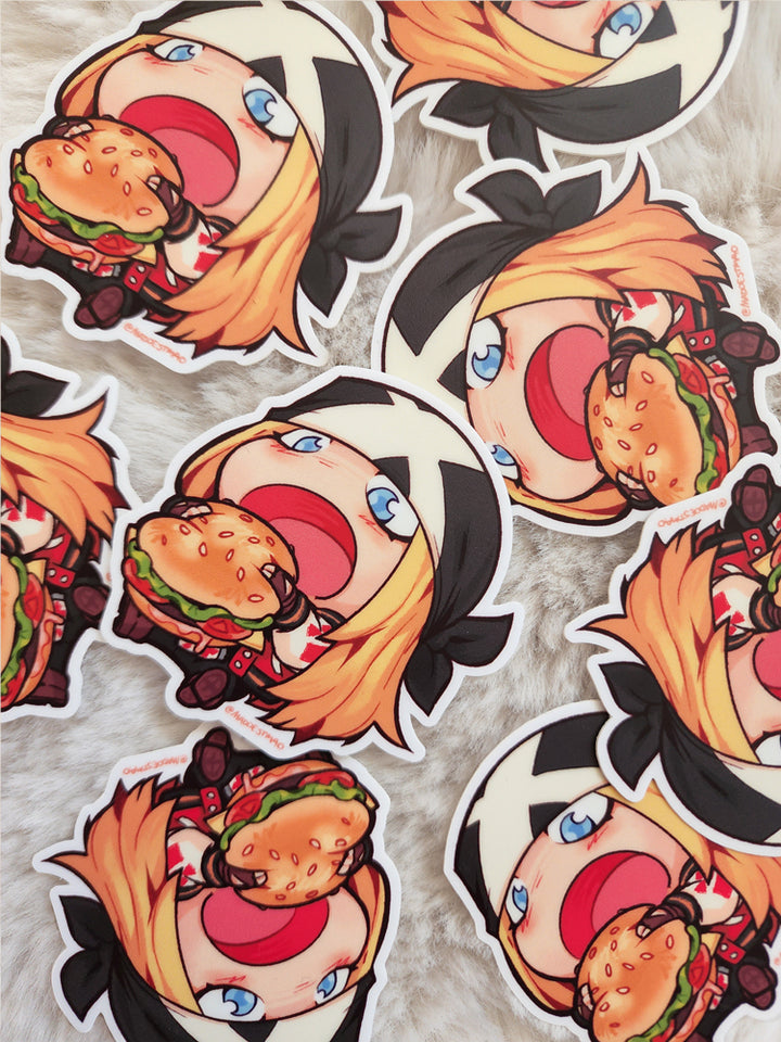 Burger Axl 2.5" Vinyl Sticker