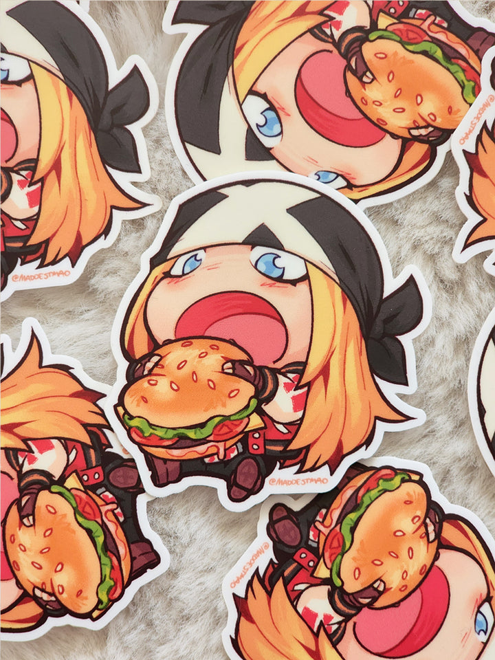 Burger Axl 2.5" Vinyl Sticker